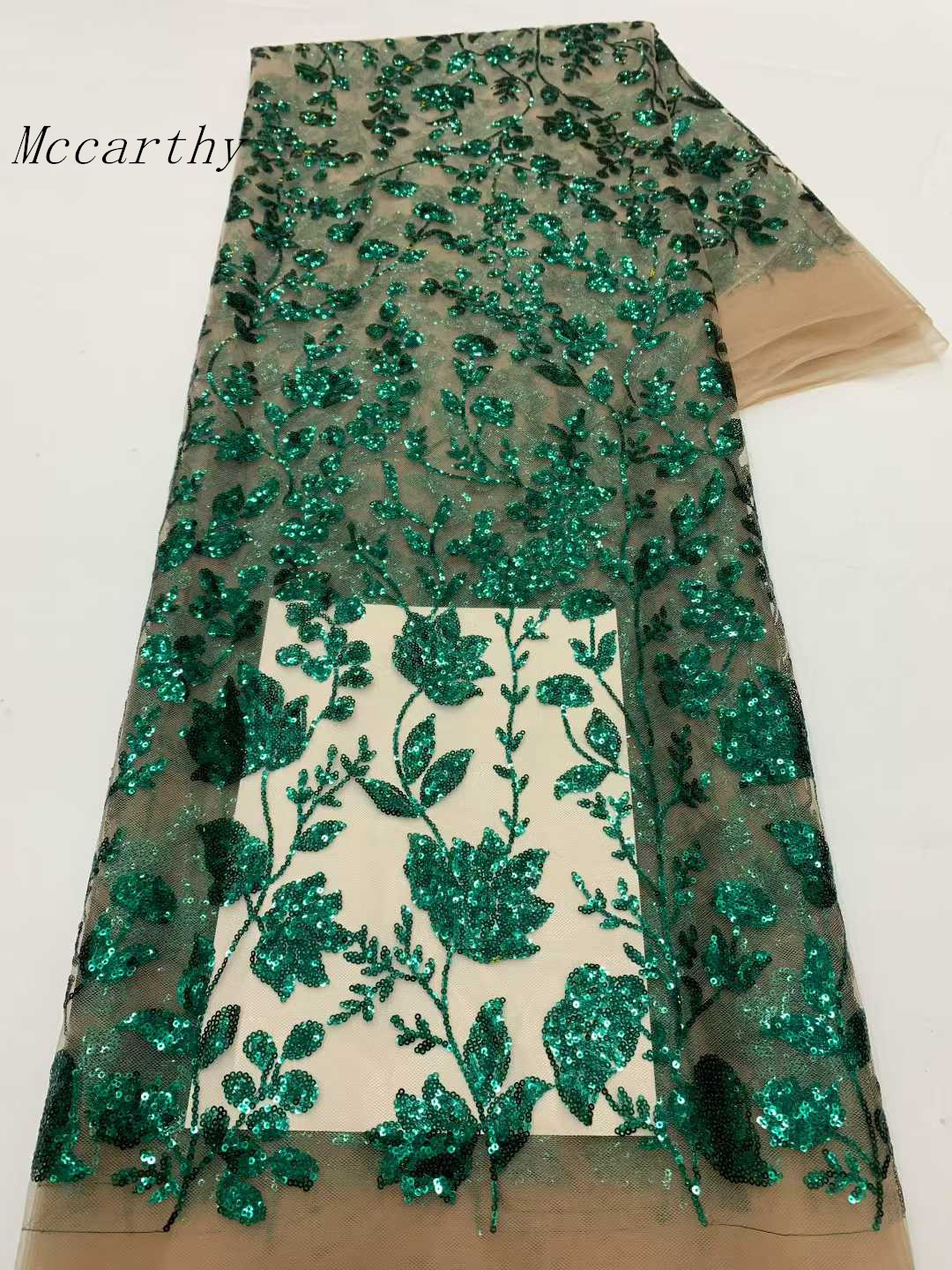 Embroidery Net Fabric - نسيج الدانتيل الأفريقي مع الترتر النيجيري