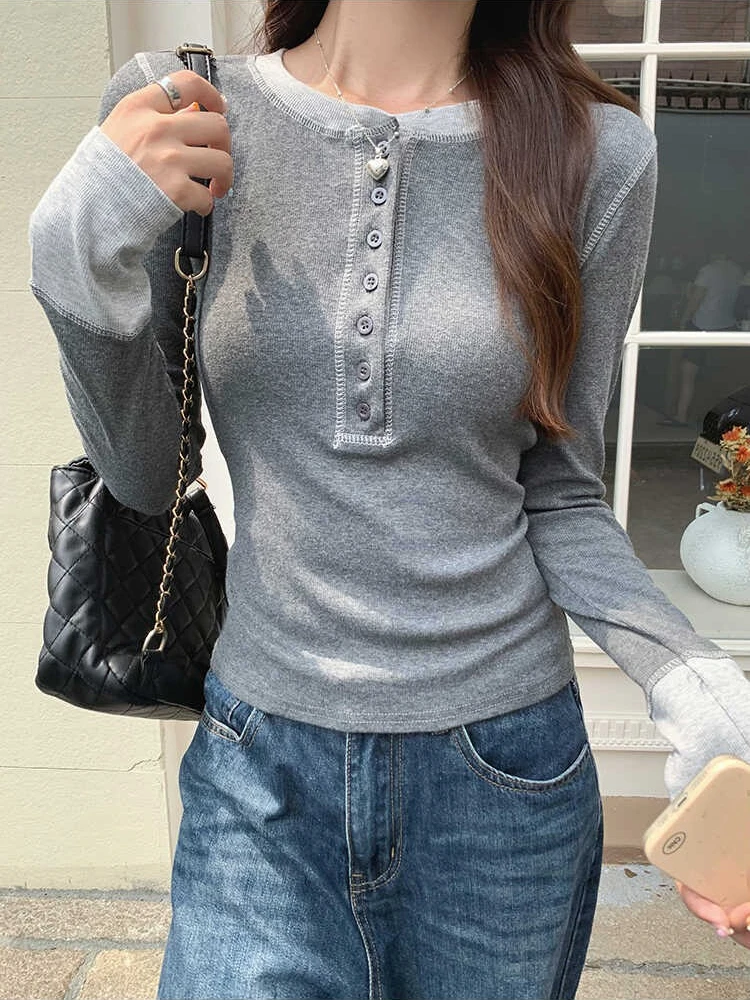 Embroidery Shirt - تي شيرت Y2K بتصميم مرقع 2025،