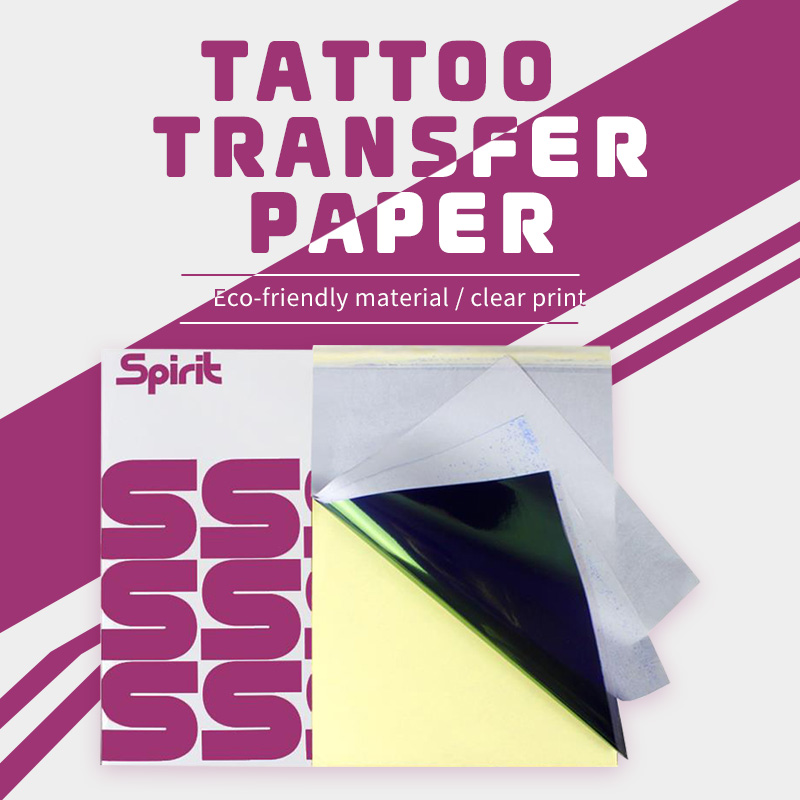 Transfer Paper Carbon - ورق استنسال حراري للوشم مقاس A4،
