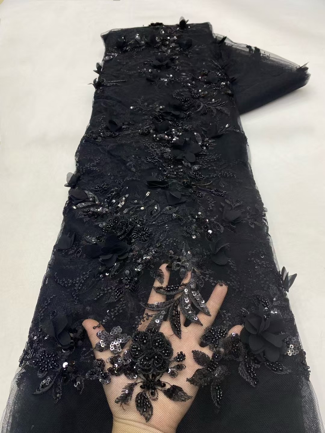 Embroidery Net Fabric - فساتين نسائية من Coomiya مطرزة بالخرز