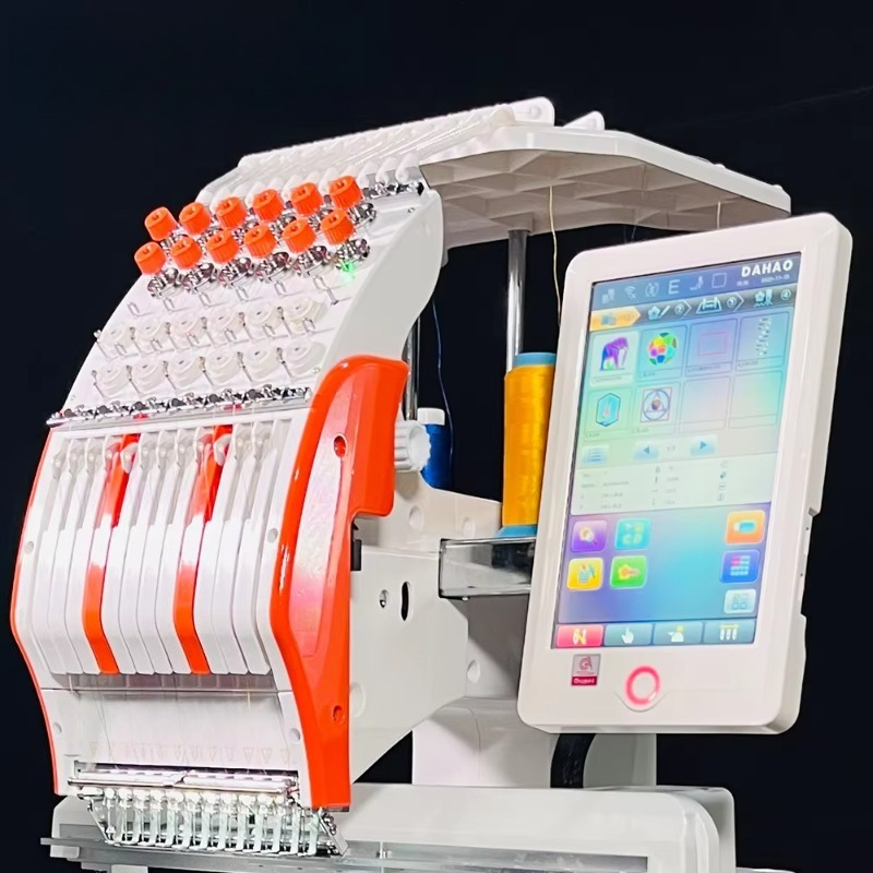 Embroidery Hat Machine - ماكينة تطريز القبعات عالية السرعة بالكمبيوتر،