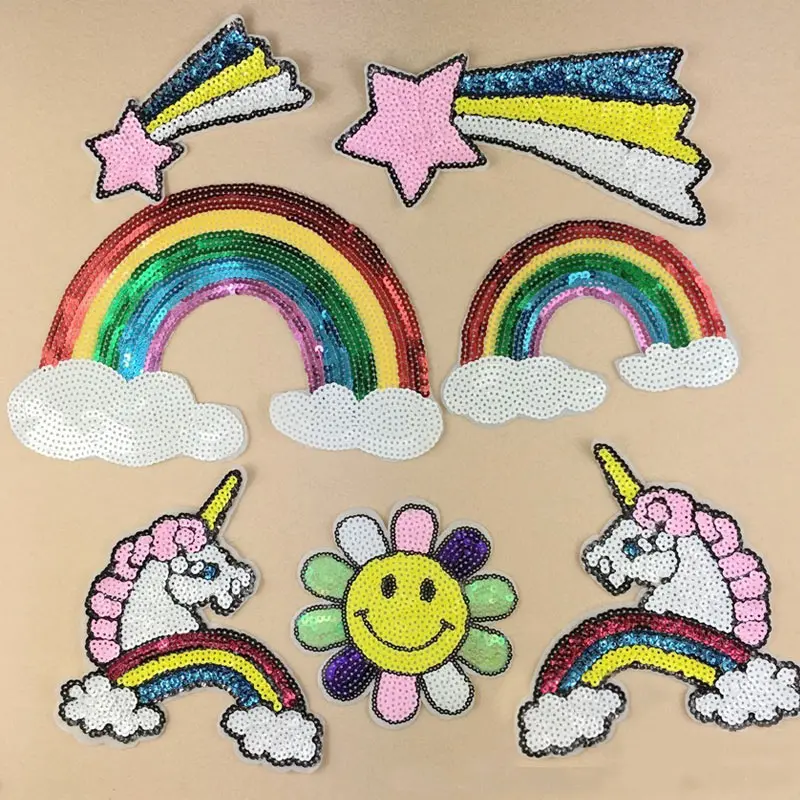 Embroidery Unicorn - رقعة تطريز على شكل فراشة ونجمة