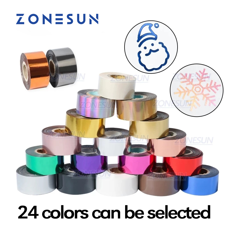 Transfer Paper Carbon - ZONESUN 3/4/5 سنتيمتر الذهب الفضة الأسود
