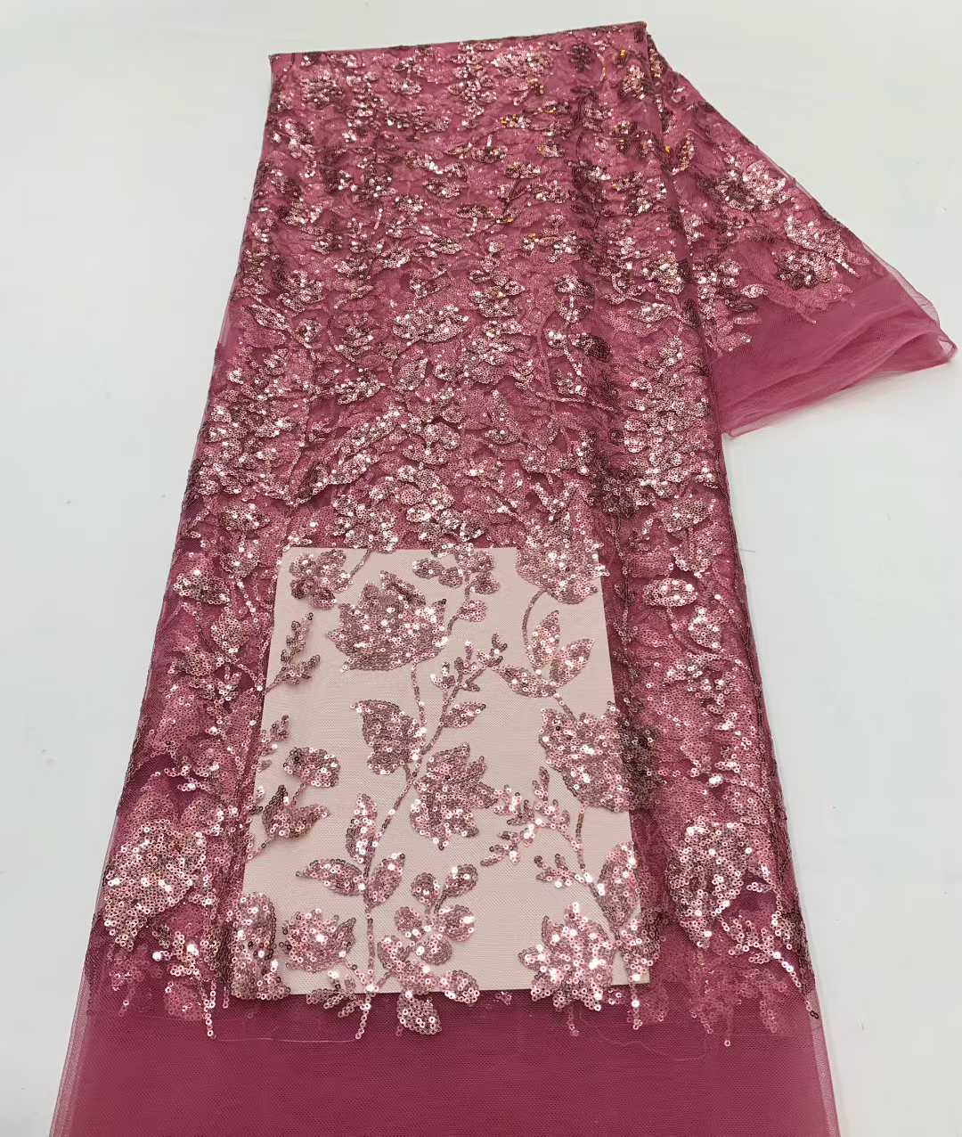 نسيج الدانتيل الأفريقي مع التر - مراجعة Embroidery Net Fabric وسعره