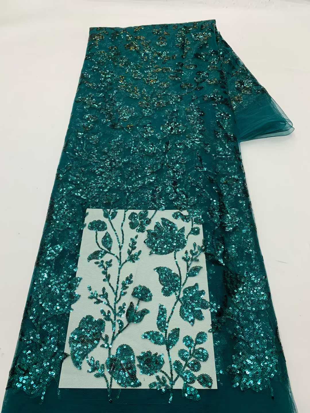 نسيج الدانتيل الأفريقي مع التر - مراجعة Embroidery Net Fabric وسعره