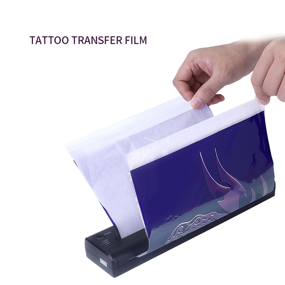 50 قطعة فيلم نقل الوشم الشفاف  - مراجعة Transfer Paper Carbon وسعره