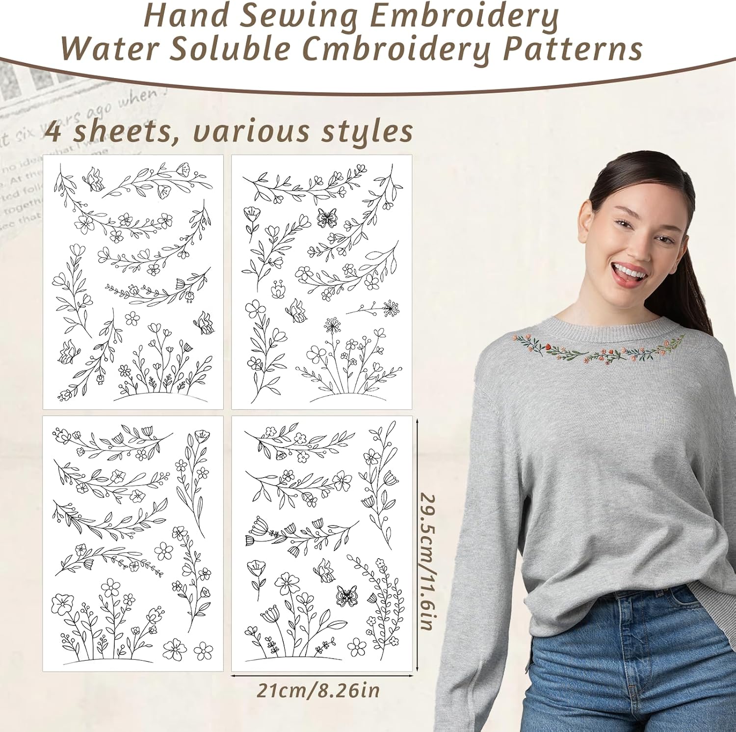 ورق تطريز قابل للذوبان في الما - مراجعة Embroidery Web وسعره