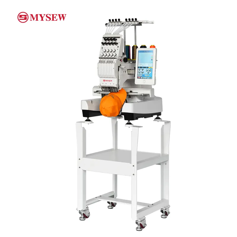 ماكينة تطريز صناعية MYSEW MFS8 - مراجعة Embroidery Hat Machine وسعره