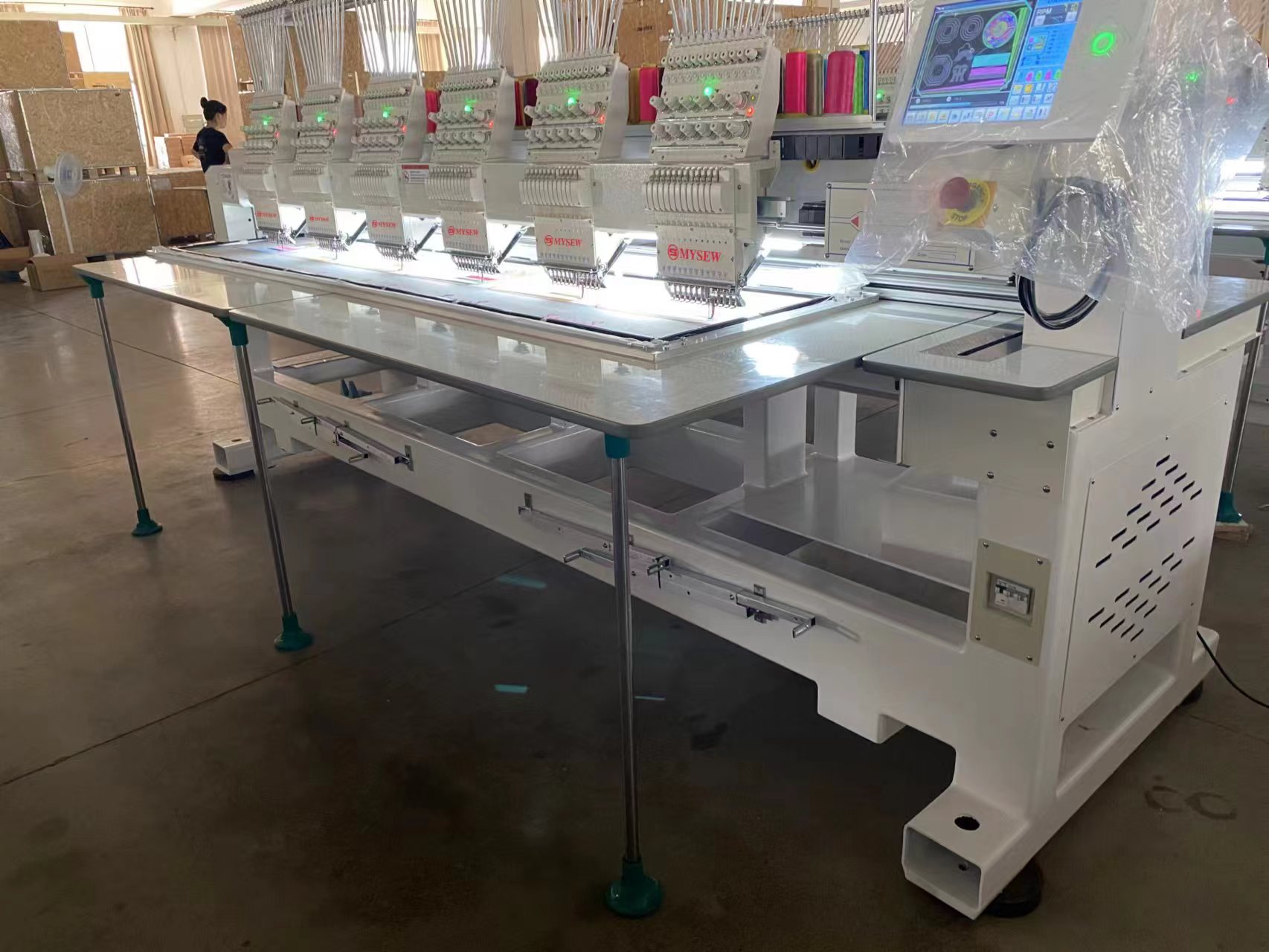 ماكينة تطريز صناعية أوتوماتيكي - مراجعة Embroidery Hat Machine وسعره