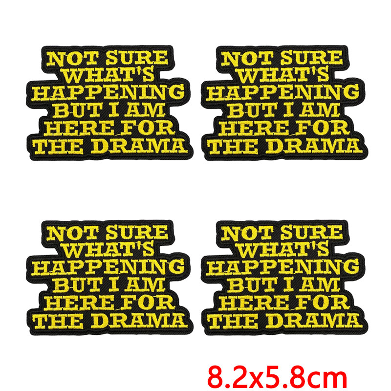 10 قطع من الرقع المطرزة بعبارا - مراجعة Embroidery Quote وسعره