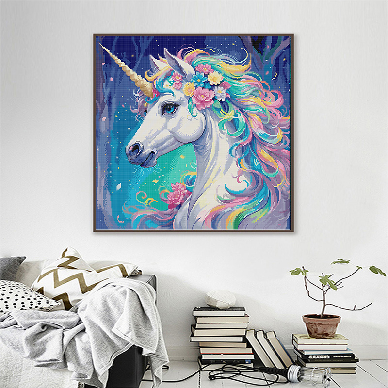 الفرح الأحد الحيوان نمط عبر ال - مراجعة Embroidery Unicorn وسعره