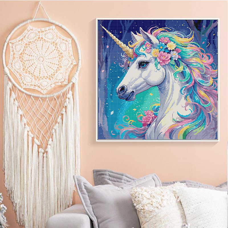 الفرح الأحد الحيوان نمط عبر ال - مراجعة Embroidery Unicorn وسعره