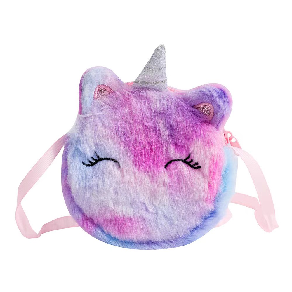 حقيبة كتف للأطفال من القطيفة ب - مراجعة Embroidery Unicorn وسعره