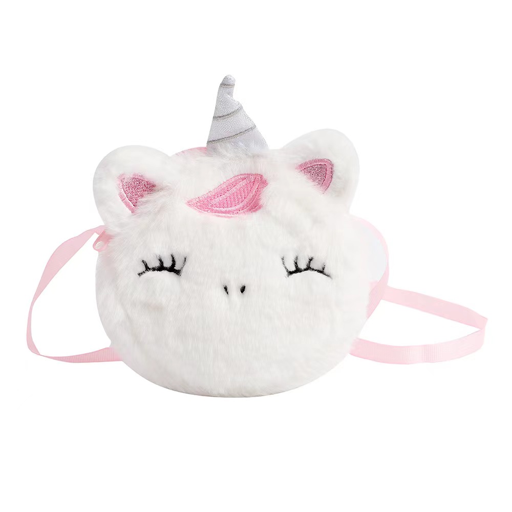 حقيبة كتف للأطفال من القطيفة ب - مراجعة Embroidery Unicorn وسعره