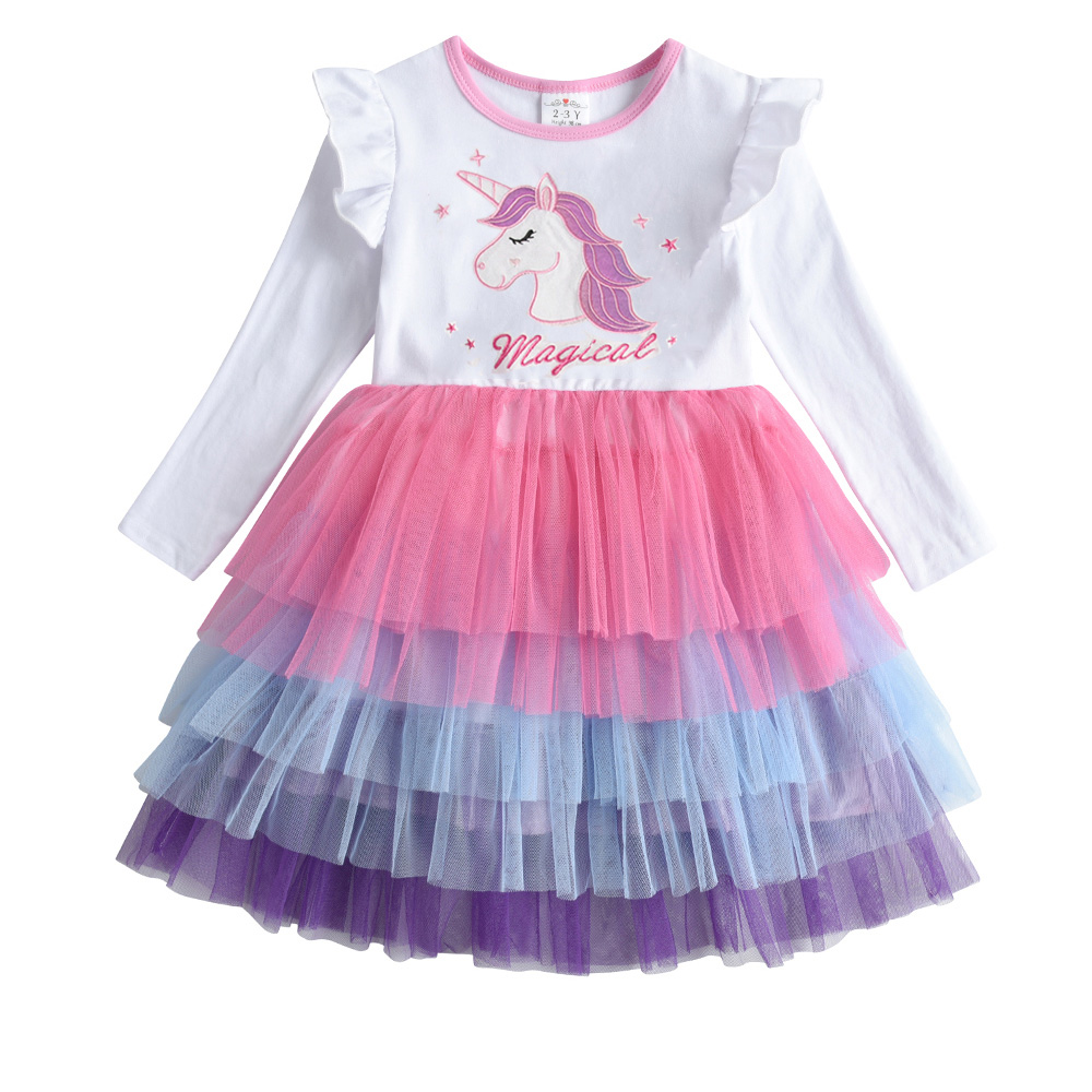 فستان توتو للفتيات بأكمام طويل - مراجعة Embroidery Unicorn وسعره