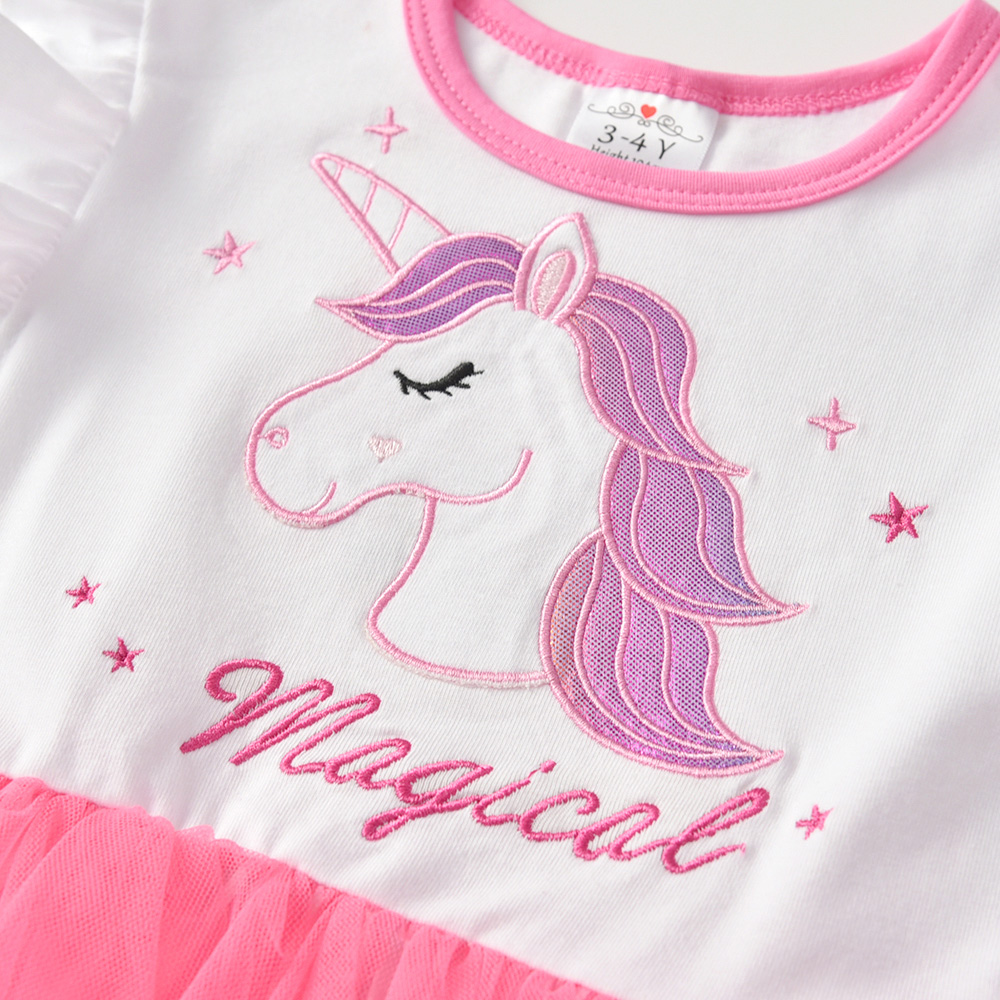 فستان توتو للفتيات بأكمام طويل - مراجعة Embroidery Unicorn وسعره