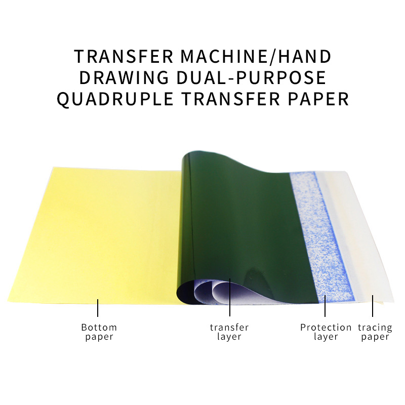 ورق استنسال حراري للوشم مقاس A - مراجعة Transfer Paper Carbon وسعره