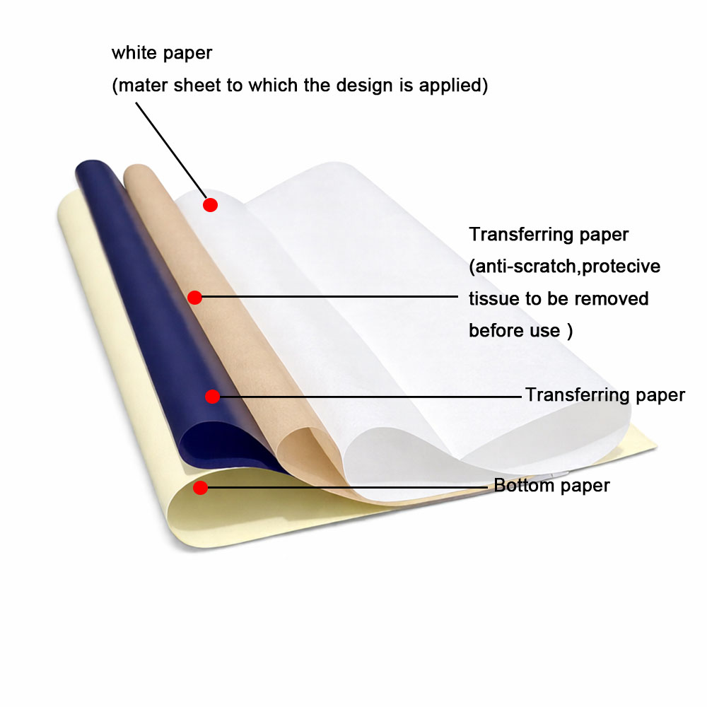 ورق نقل الوشم Audersigt 50/100 - مراجعة Transfer Paper Carbon وسعره