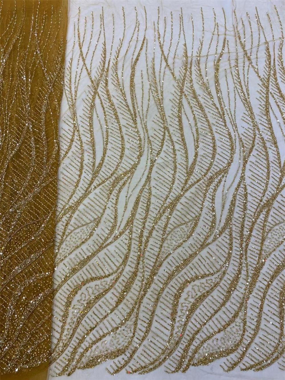 قماش دانتيل بالترتر الأفريقي ، - مراجعة Embroidery Net Fabric وسعره
