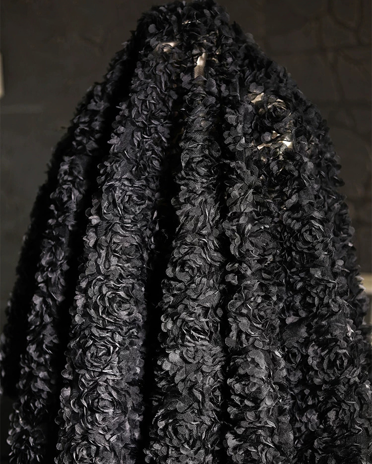 1 ياردة من قماش التطريز ثلاثي  - مراجعة Embroidery Pattern وسعره