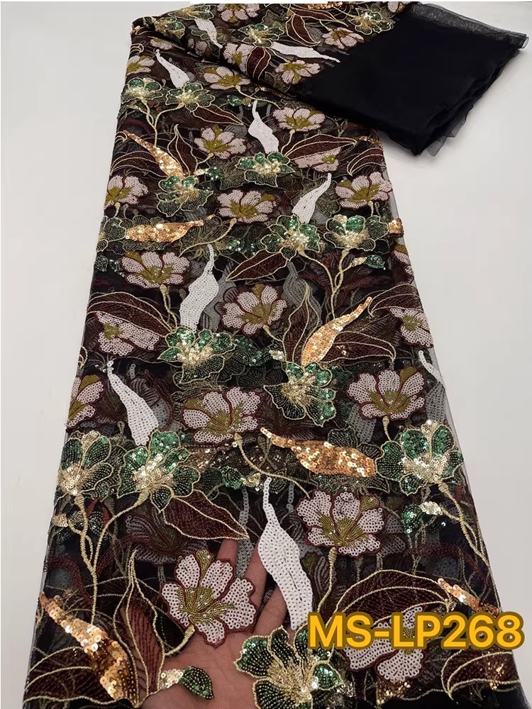 1 ياردة من قماش تلّا الفاخر ال - مراجعة Embroidery Net Fabric وسعره